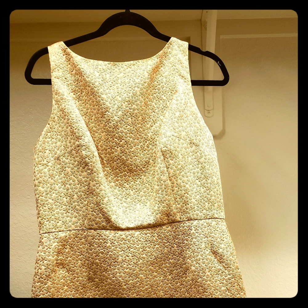 Beautiful gold cocktail dress